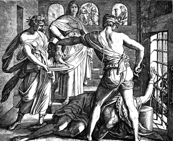 Beheading of John the Baptist — Stock Photo, Image