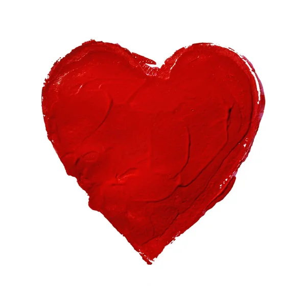 Duże czerwone serce. — Zdjęcie stockowe
