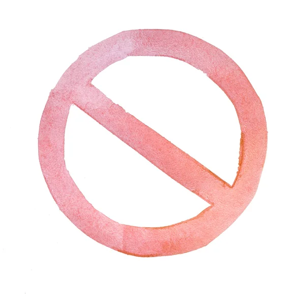 Not allowed sign — Stock Photo, Image