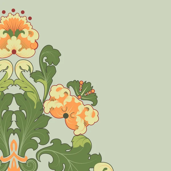 Çiçek stilization — Stok Vektör
