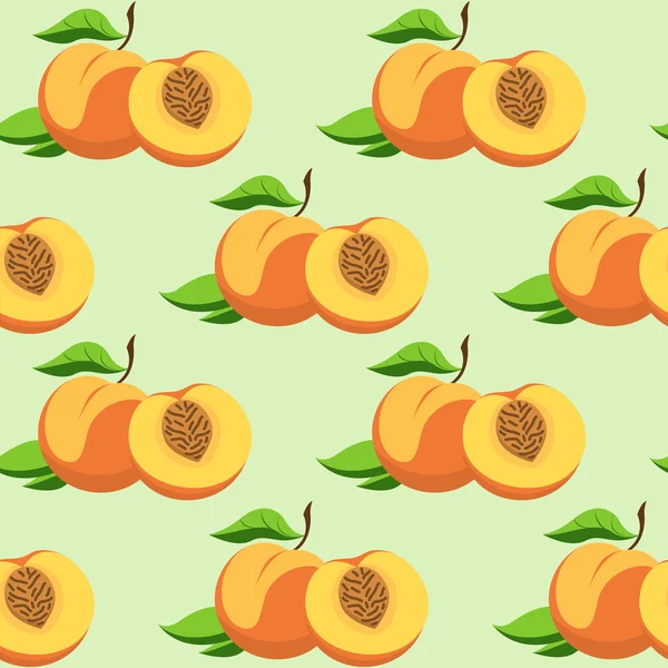 meyve ve yaprakları şeftali