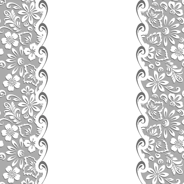 Ornement floral stylisé — Image vectorielle