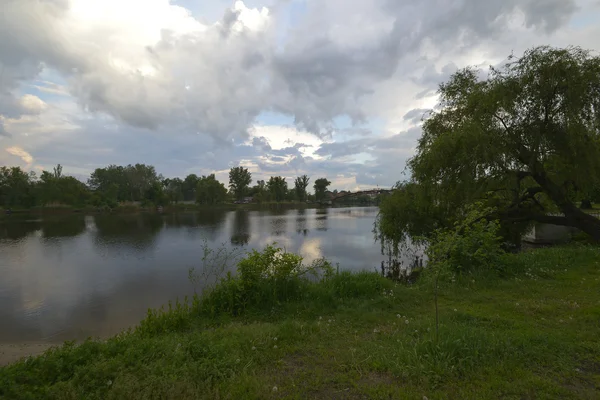 Novomoskovsk Ukraina staden ligger främst på rätt förbud — Stockfoto