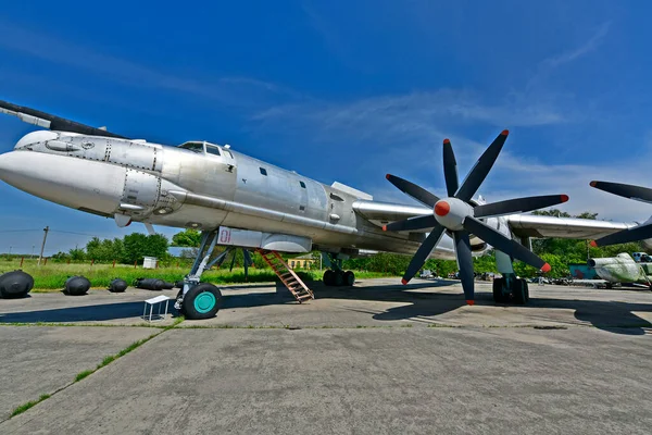 Ukrajina Poltava06 2020 Muzeum Dálkového Strategického Letectví Vzniklo Území Vojenského — Stock fotografie