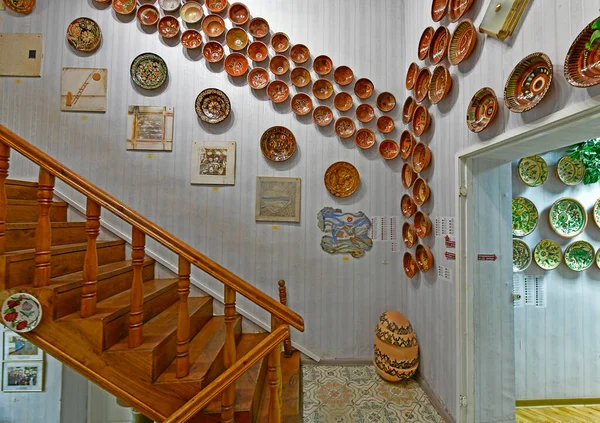 Ucrânia Poltava 2020 Museu Reserva Nacional Cerâmica Ucraniana Opishnya Esta — Fotografia de Stock