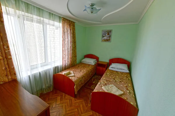 Ucraina Primorsk 2020 Camera Albergo Hotel Presso Centro Ricreativo Primorsk — Foto Stock