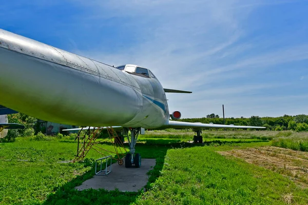 Oekraïne Poltava 2020 Het Museum Long Range Strategic Aviation Werd Stockafbeelding