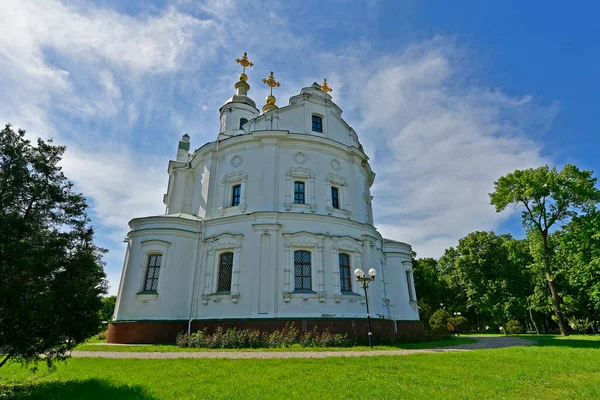 Oekraïne Poltava 2020 Hemelvaartkathedraal Ivanova Gora Het Eerste Stenen Gebouw — Stockfoto