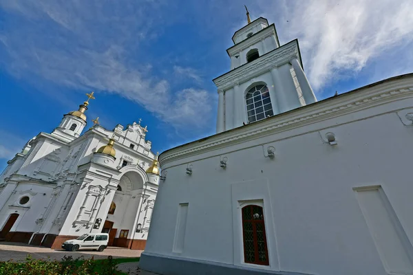 Oekraïne Poltava 2020 Hemelvaartkathedraal Ivanova Gora Het Eerste Stenen Gebouw — Stockfoto