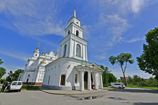 Ukraine Poltava 2020 Assumption Cathedral Ivanova Gora First Stone Building — Stock Photo, Image