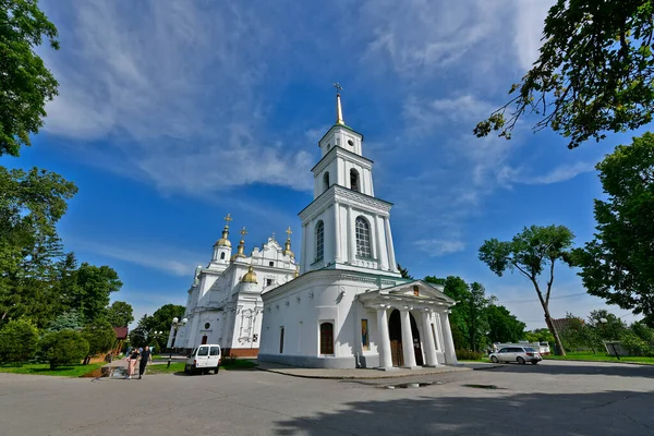 Oekraïne Poltava 2020 Hemelvaartkathedraal Ivanova Gora Het Eerste Stenen Gebouw — Stockfoto