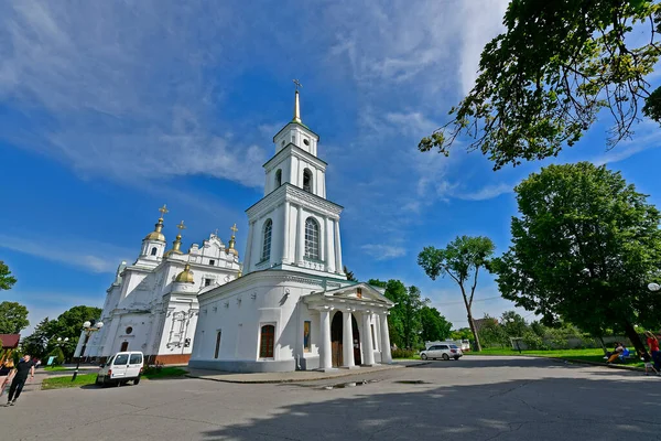 Ukraine Poltava 2020 Assumption Cathedral Ivanova Gora First Stone Building — Stock Photo, Image