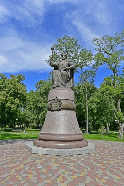 Ucrania Poltava 2020 Monumento Hetman Ucrania Mazepa Fue Instalado Poltava — Foto de Stock