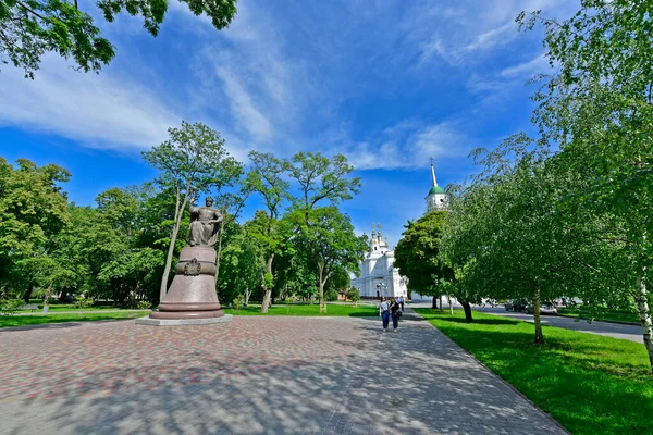 Ukraina Poltava 2020 Monumentet Till Hetman Ukraina Mazepa Installerades Poltava — Stockfoto