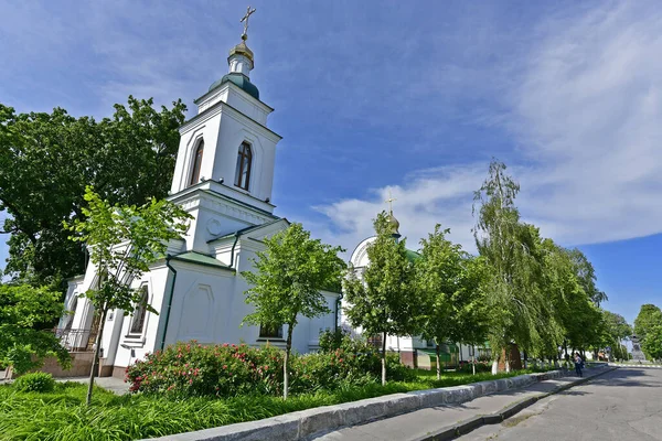 Erlöserkirche Eine Der Ältesten Kirchen Poltawa Ein Beispiel Traditioneller Ukrainischer — Stockfoto