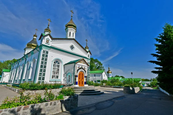 Собор Вознесіння Хреста Єдиною Україні Семикутною Церквою Бароко Яка Дожила — стокове фото