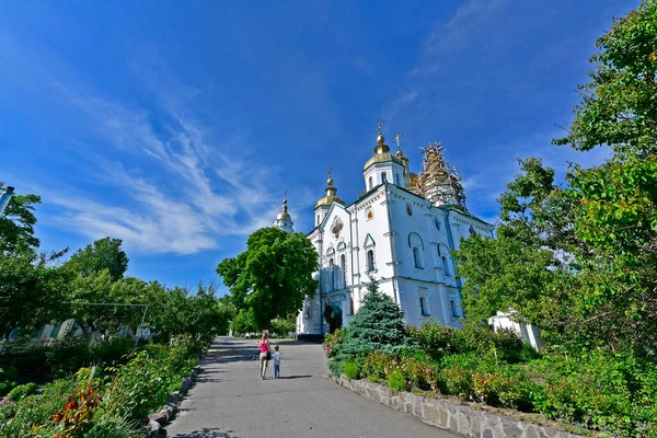 Cathedral Exaltation Cross Only Seven Domed Baroque Church Ukraine Which — Stock Photo, Image