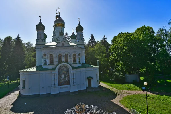 Temple Sampson Stranger Founded 1852 Honor Victory Russian Army Swedes — Stock Photo, Image