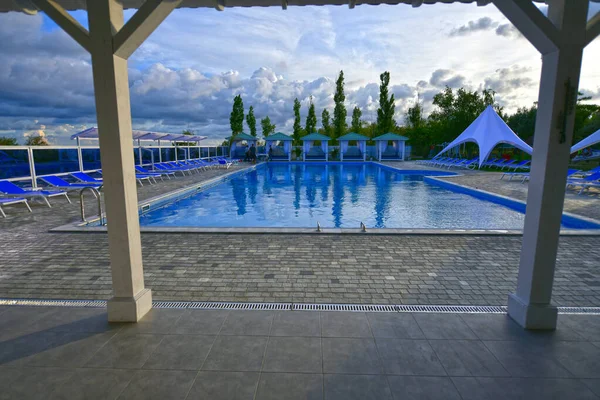 Ukraine Primorsk 2020 Swimming Pool Dorozhnik Resort — Stock Photo, Image