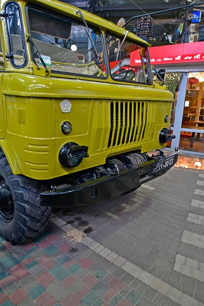 Ucrânia Dnepropetrovsk 2021 Exposição Carros Retro Carros Esportes Caminhões Militares — Fotografia de Stock