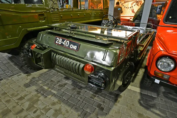 Ukraine Dnepropetrovsk 2021 Exhibition Retro Cars Cars Sports Trucks Military — Stock Photo, Image