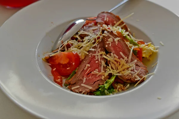 Salades Vleeswaren Restaurant — Stockfoto