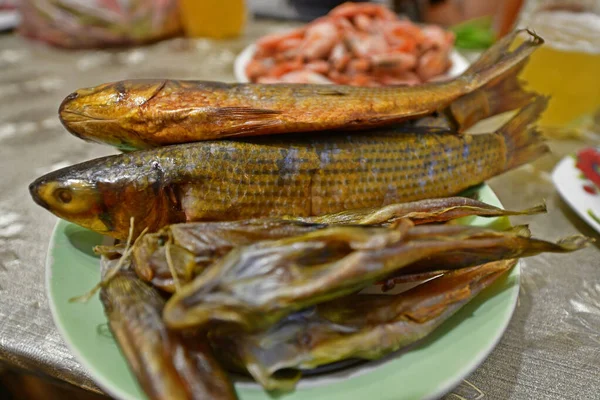 Delicioso Peixe Defumado Mar Negro Comprado Odessa — Fotografia de Stock