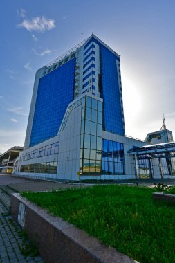 Ukrayna, Odessa 05 / 25 / 2021. Odessa limanı, Karadeniz 'in kuzeybatı kıyısında, Odessa Körfezi' nin güneybatısında, uluslararası öneme sahip büyük bir ticari limandır.. 