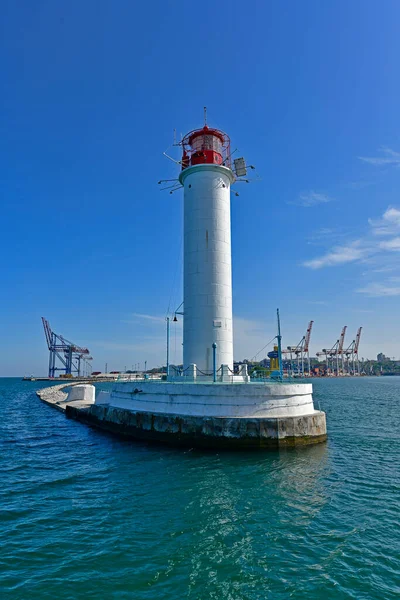 Passeio Barco Longo Costa Odessa Belas Paisagens Marinhas — Fotografia de Stock