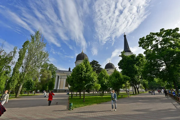 Ukrajina Odessa05 2021 Odessa Transfiguration Cathedral Největší Pravoslavný Kostel Oděse — Stock fotografie