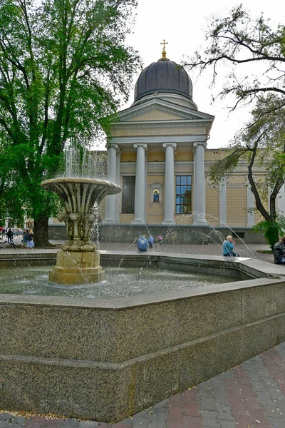 Ucraina Odessa 2021 Cattedrale Della Trasfigurazione Odessa Più Grande Chiesa — Foto Stock