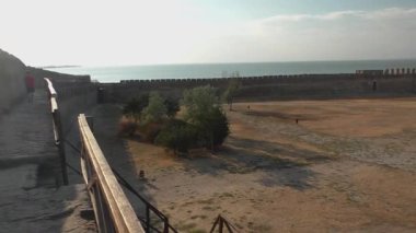 Belgorod-Dnistrovsk, Odessa Oblastı, Ukrayna, Aralık 08.12.2020. 1944 yılına kadar Akkerman Kalesi olarak bilinen Belgorod-Dnistrovsk Kalesi, 13.-15. yüzyılların tarihi ve kentsel kalkınma anıtıdır..