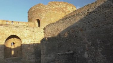 Belgorod-Dnistrovsk, Odessa Oblastı, Ukrayna, Aralık 08.12.2020. 1944 yılına kadar Akkerman Kalesi olarak bilinen Belgorod-Dnistrovsk Kalesi, 13.-15. yüzyılların tarihi ve kentsel kalkınma anıtıdır..