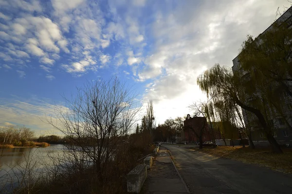 Novomoskovsk river Samara. — Stock Photo, Image