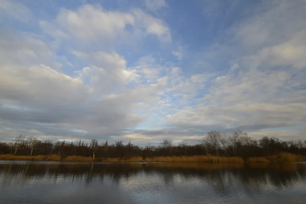 Novomoskovsk rzeki Samara. — Zdjęcie stockowe