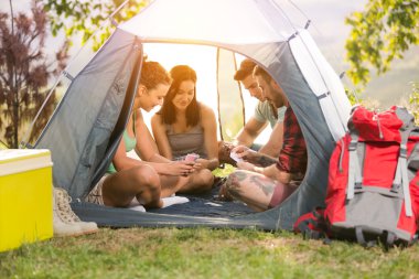 Friends friendship leisure vacation togetherness - fun concept
