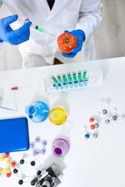 Genetik sebze değiştirerek bilim adamı