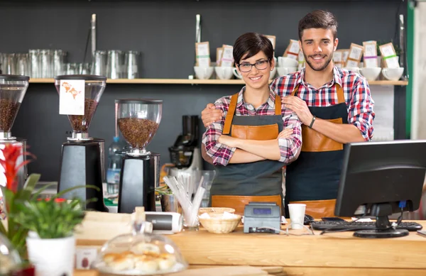 Coffee shop owner — Stock Photo, Image