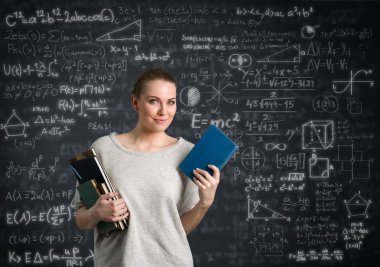 Öğrenci erkek eğitim arka plan üzerinde 