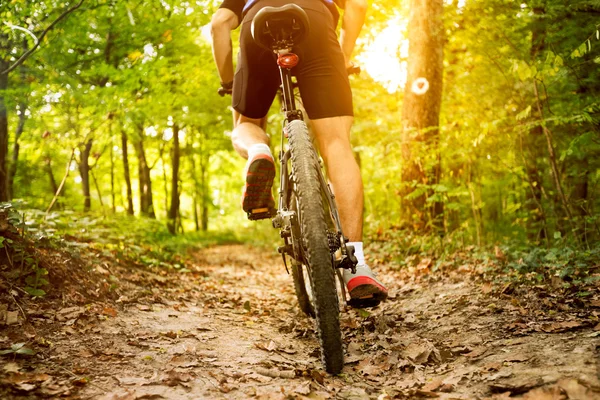 Bicicleta de montanha close up — Fotografia de Stock