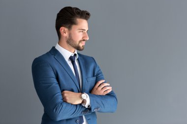 Modeli göz mesafe, yan profil resmi