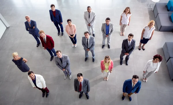 Top view of workpeople — Stock Photo, Image