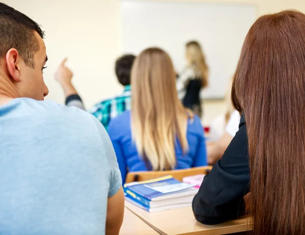 Estudante durante a aula — Fotografia de Stock