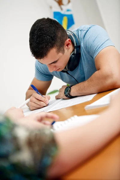 Student die een test — Stockfoto