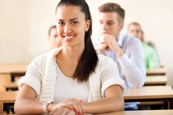 Student in de klas — Stockfoto