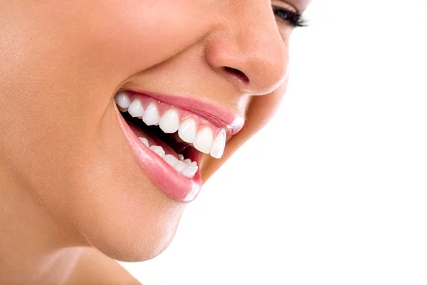 Beautiful woman smile — Stock Photo, Image