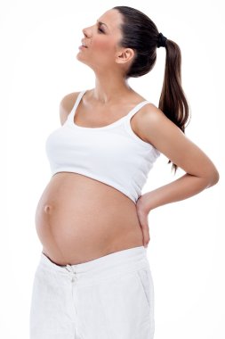 sırt ağrısı ile hamile bayan