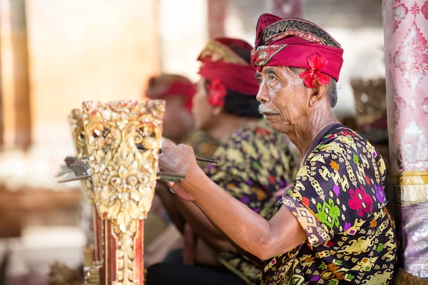 Bali, Endonezya, Aralık, 24,2014: Tanımlanamayan grup müzisyenler