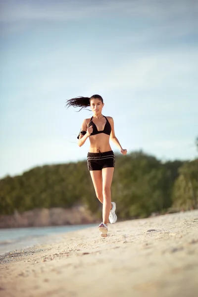 Running woman — Stock Photo, Image