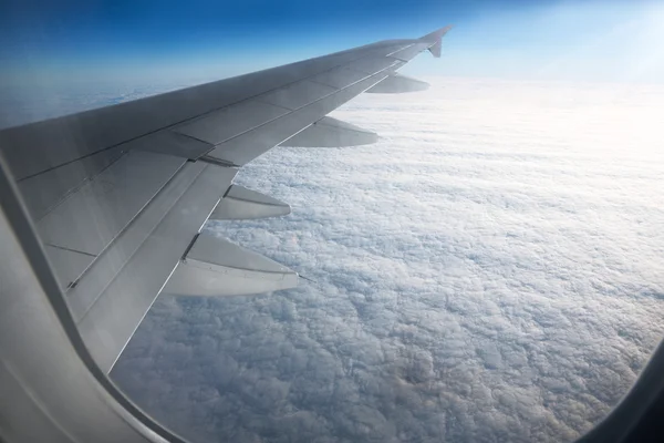 View of beautiful sky from airplane — Stock Fotó